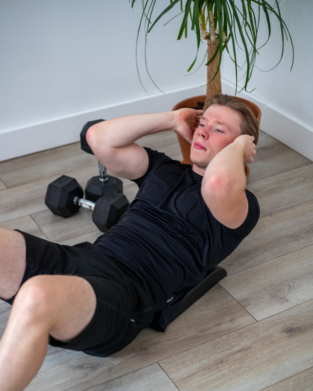 Muscle Power Tapis Abdominal - Ab Mat - Noir