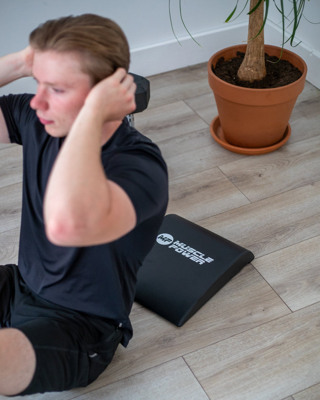 Muscle Power Tapis Abdominal - Ab Mat - Noir