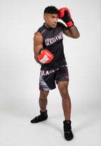 Gorilla Wear Clayton Tank Top - Noir/Rouge