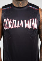 Gorilla Wear Clayton Tank Top - Noir/Rouge