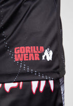 Gorilla Wear Clayton Tank Top - Noir/Rouge