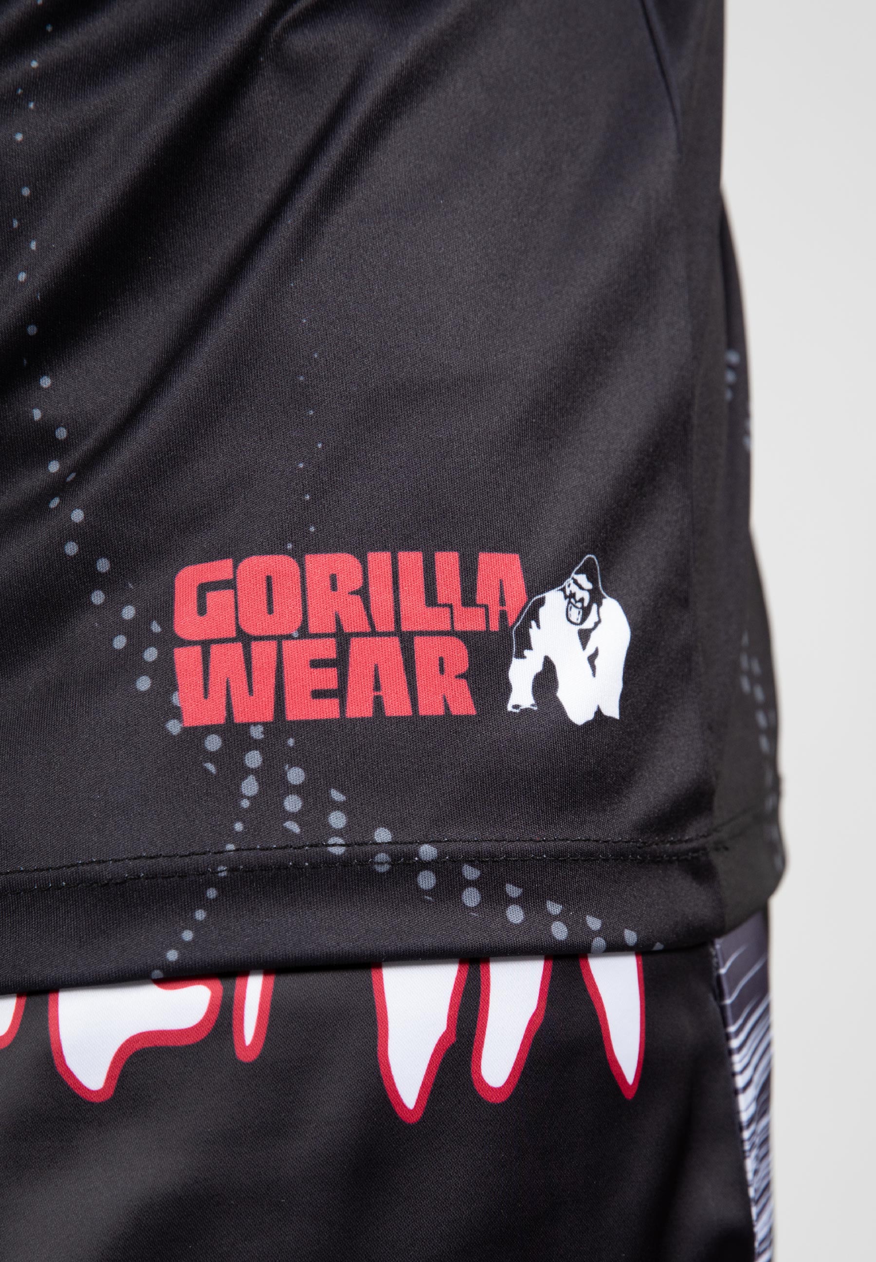 Gorilla Wear Clayton Tank Top - Noir/Rouge