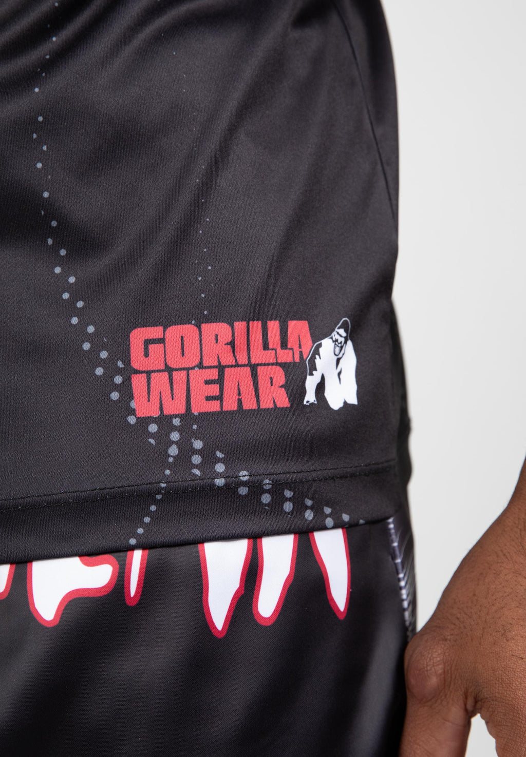 Gorilla Wear Clayton T-Shirt - Noir/Rouge