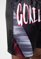 Gorilla Wear Clayton Shorts de Boxe - Noir/Rouge