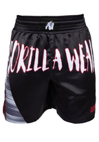 Gorilla Wear Clayton Shorts de Boxe - Noir/Rouge