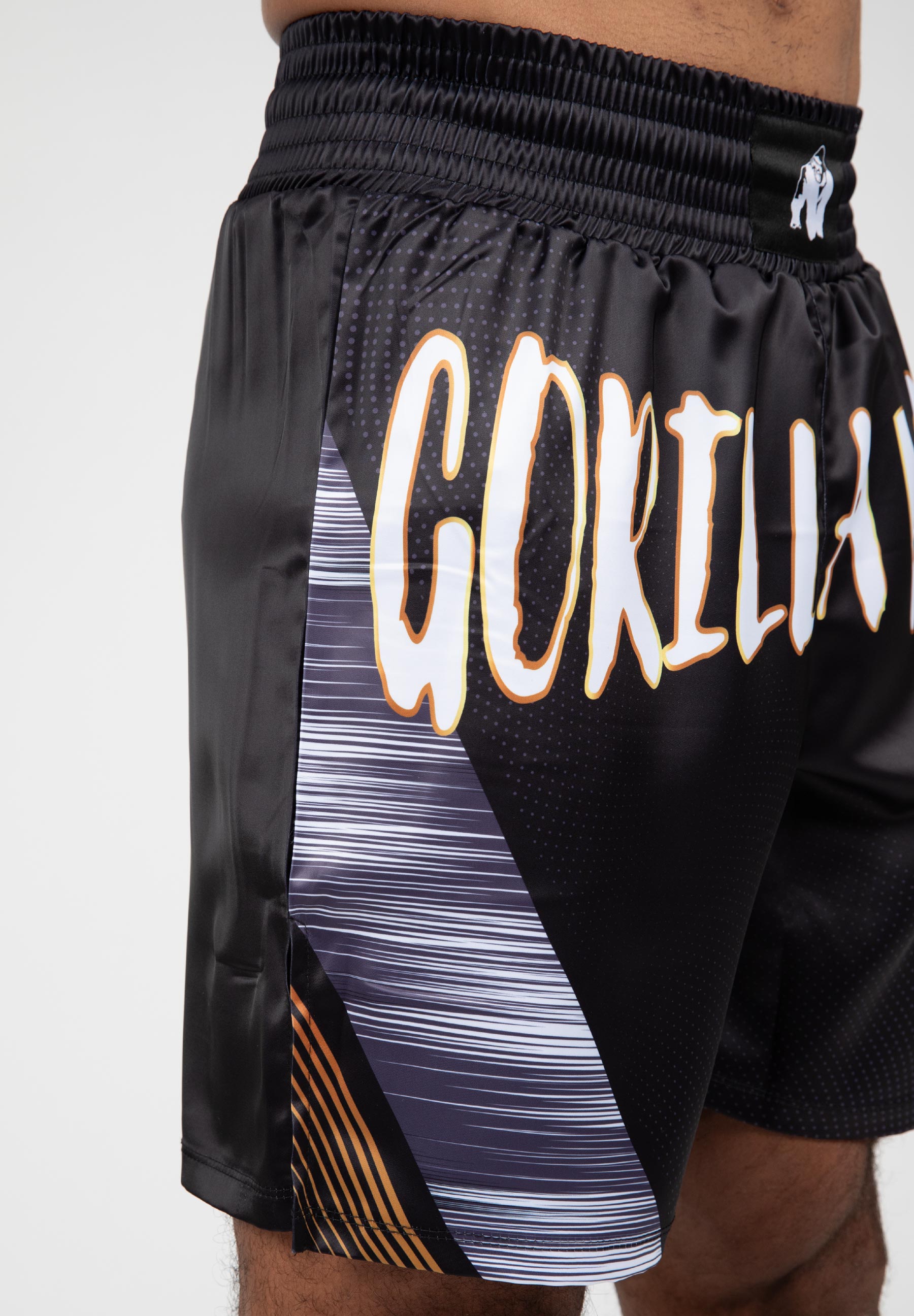Gorilla Wear Clayton Shorts de Boxe - Noir/Or