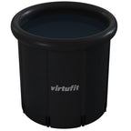 VirtuFit Bain de glace XXL - 375 litres - Anthracite - Accessoires inclus - Deuxième Chance