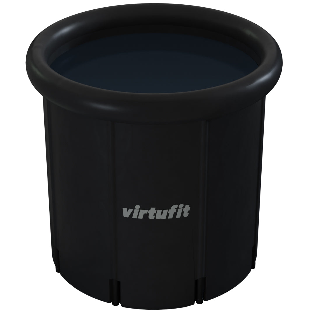 VirtuFit Bain de glace XXL - 375 litres - Anthracite - Accessoires inclus - Deuxième Chance