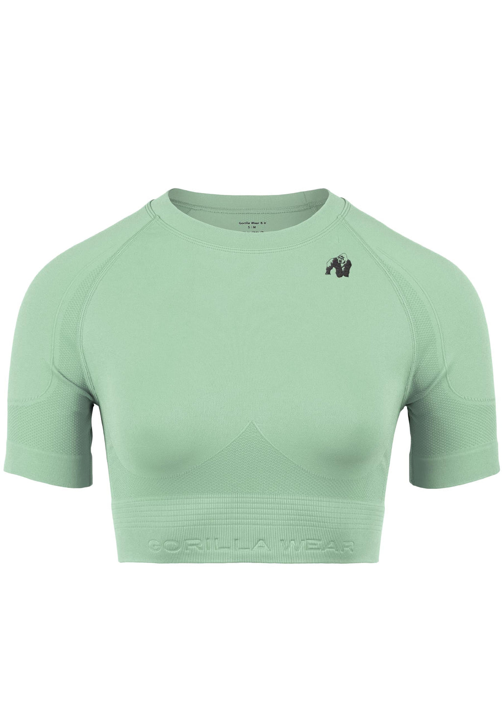 Gorilla Wear Whitney Seamless Crop Top - Vert