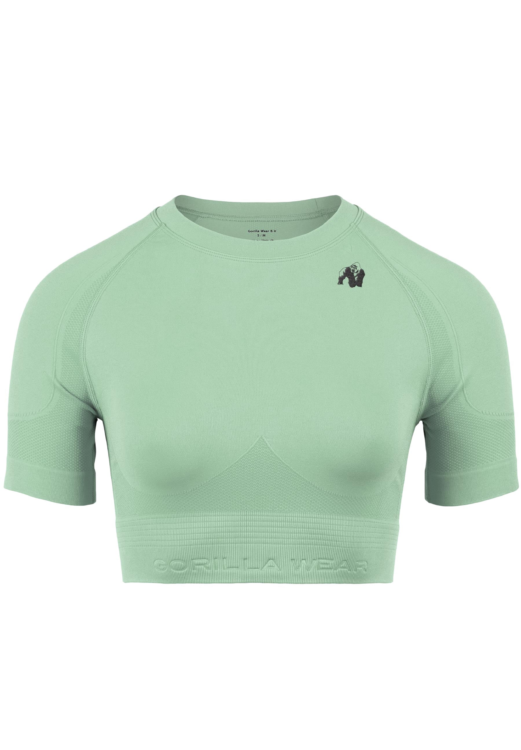 Gorilla Wear Whitney Seamless Crop Top - Vert