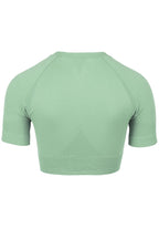 Gorilla Wear Whitney Seamless Crop Top - Vert