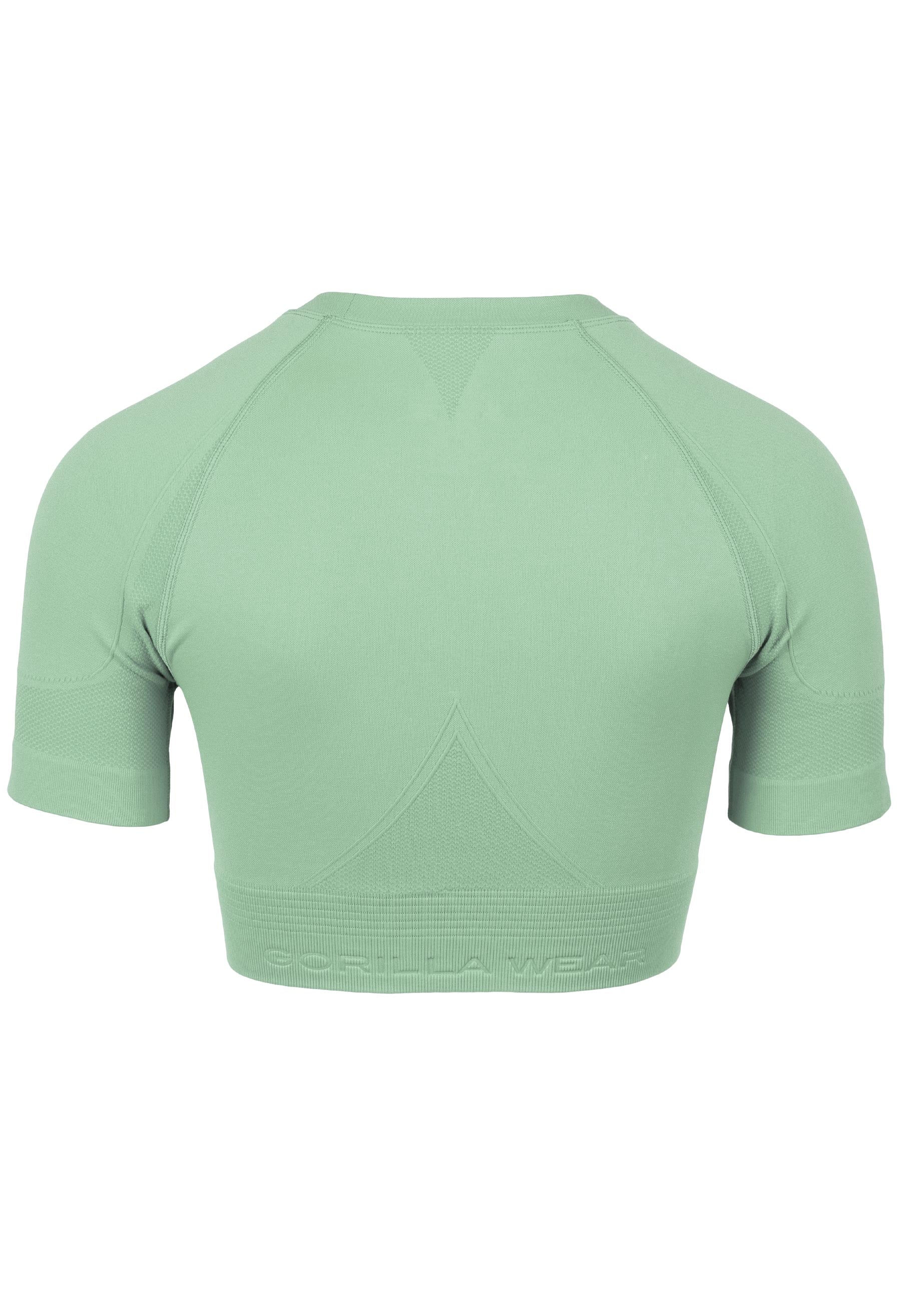 Gorilla Wear Whitney Seamless Crop Top - Vert