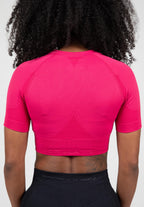 Gorilla Wear Whitney Seamless Crop Top - Rose