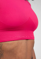 Gorilla Wear Whitney Seamless Crop Top - Rose