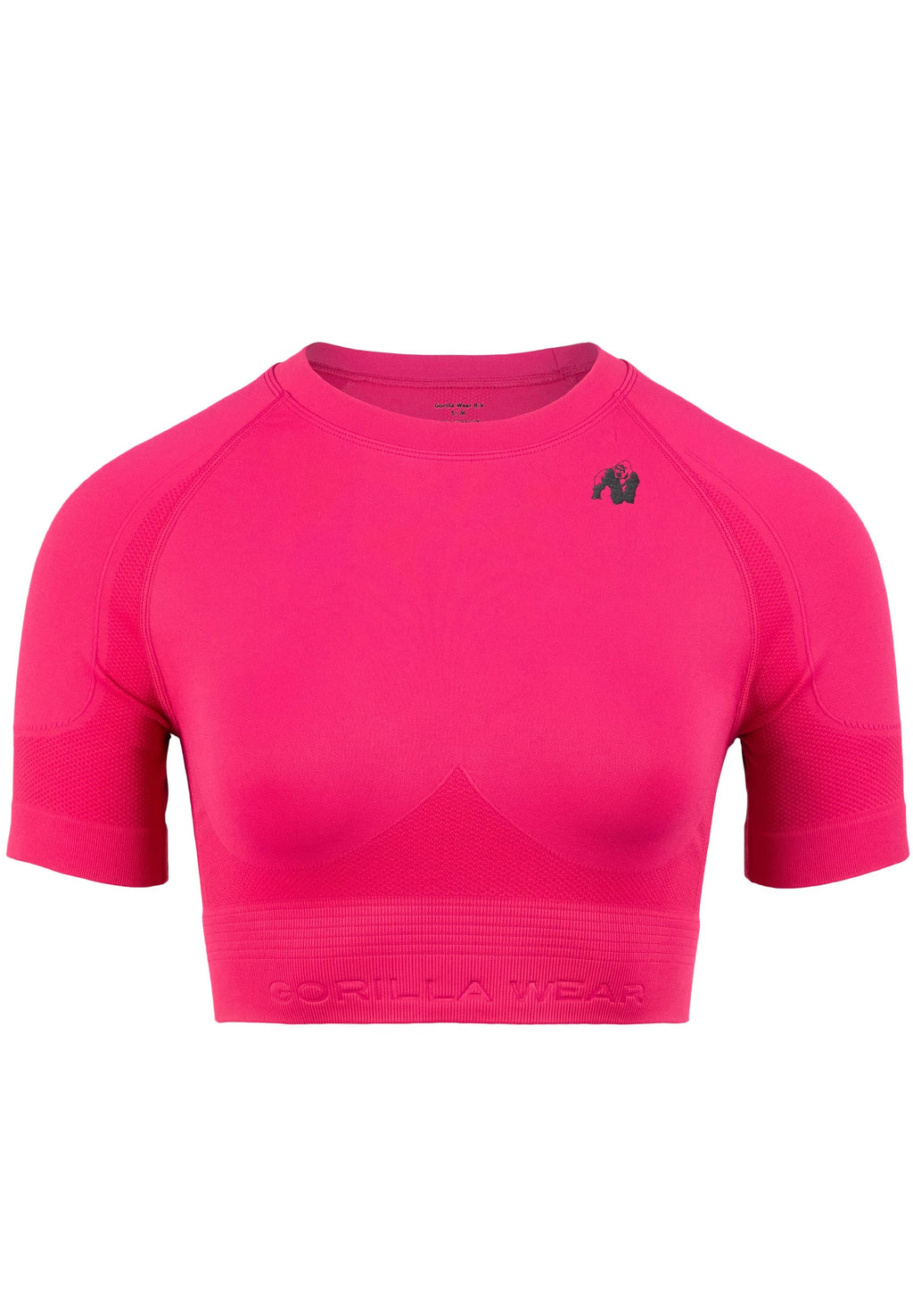 Gorilla Wear Whitney Seamless Crop Top - Rose