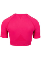 Gorilla Wear Whitney Seamless Crop Top - Rose