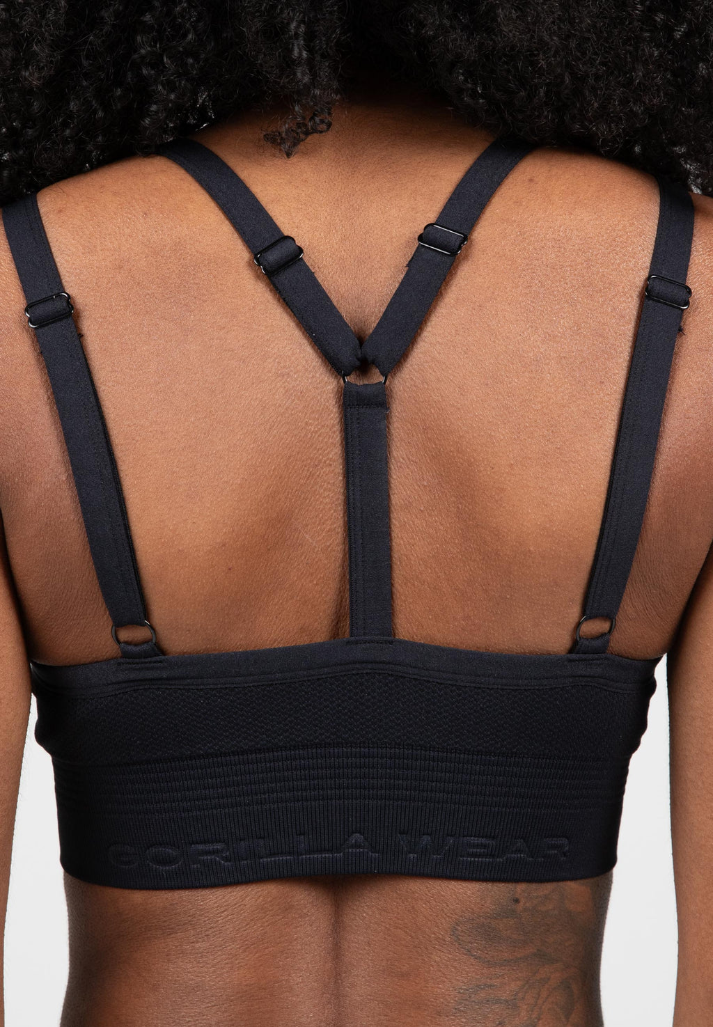 Gorilla Wear Whitney Seamless Brassière de Sport - Noir