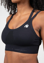 Gorilla Wear Whitney Seamless Brassière de Sport - Noir