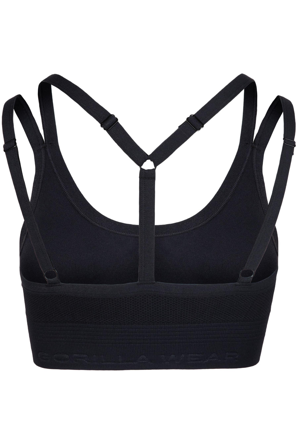 Gorilla Wear Whitney Seamless Brassière de Sport - Noir