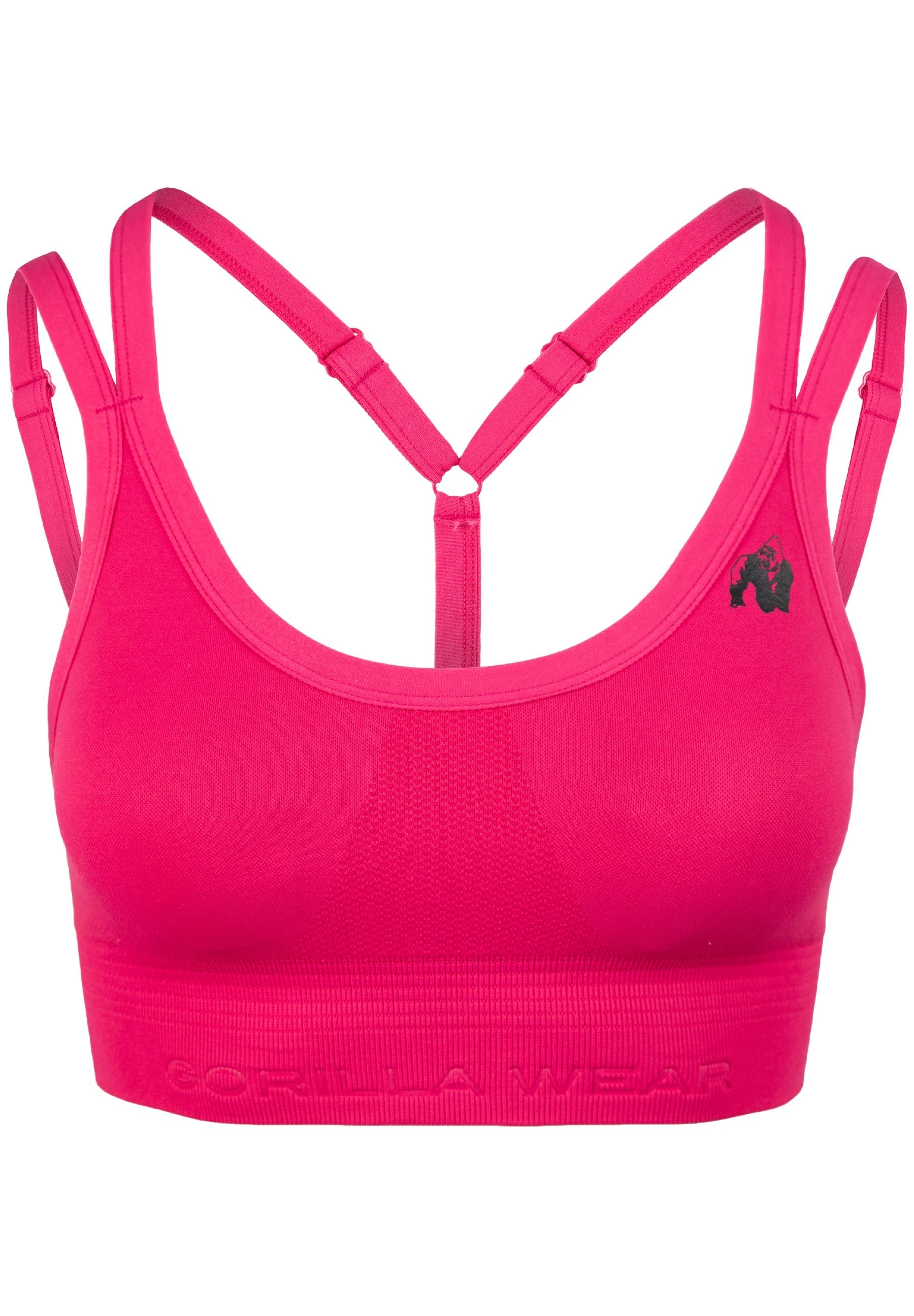 Gorilla Wear Whitney Seamless Brassière de Sport - Rose