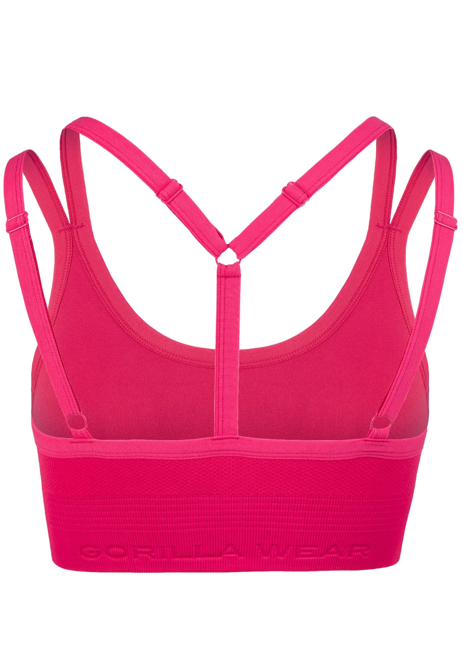Gorilla Wear Whitney Seamless Brassière de Sport - Rose