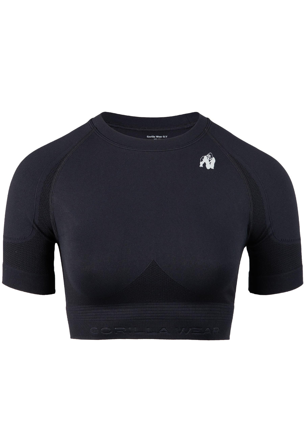 Gorilla Wear Whitney Seamless Crop Top - Noir