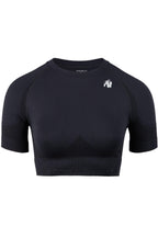 Gorilla Wear Whitney Seamless Crop Top - Noir