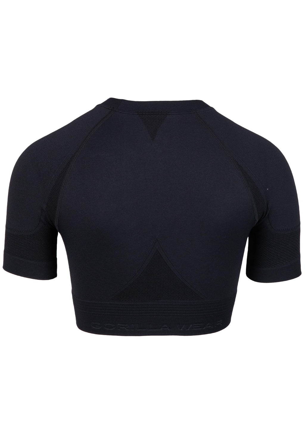Gorilla Wear Whitney Seamless Crop Top - Noir