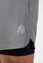 Gorilla Wear Cortez 2-in-1 Shorts - Antraciet