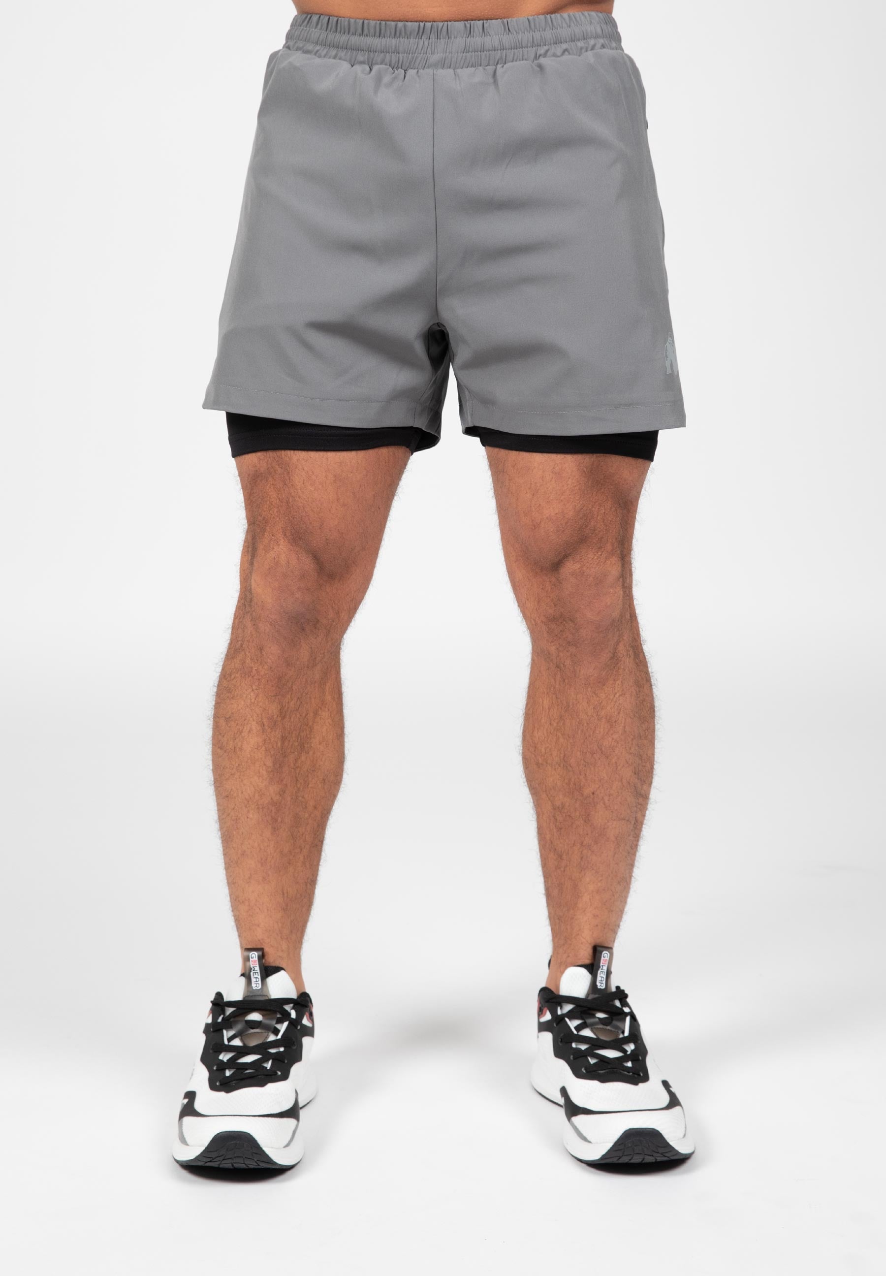 Gorilla Wear Cortez 2-in-1 Shorts - Antraciet