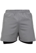 Gorilla Wear Cortez 2-in-1 Shorts - Antraciet