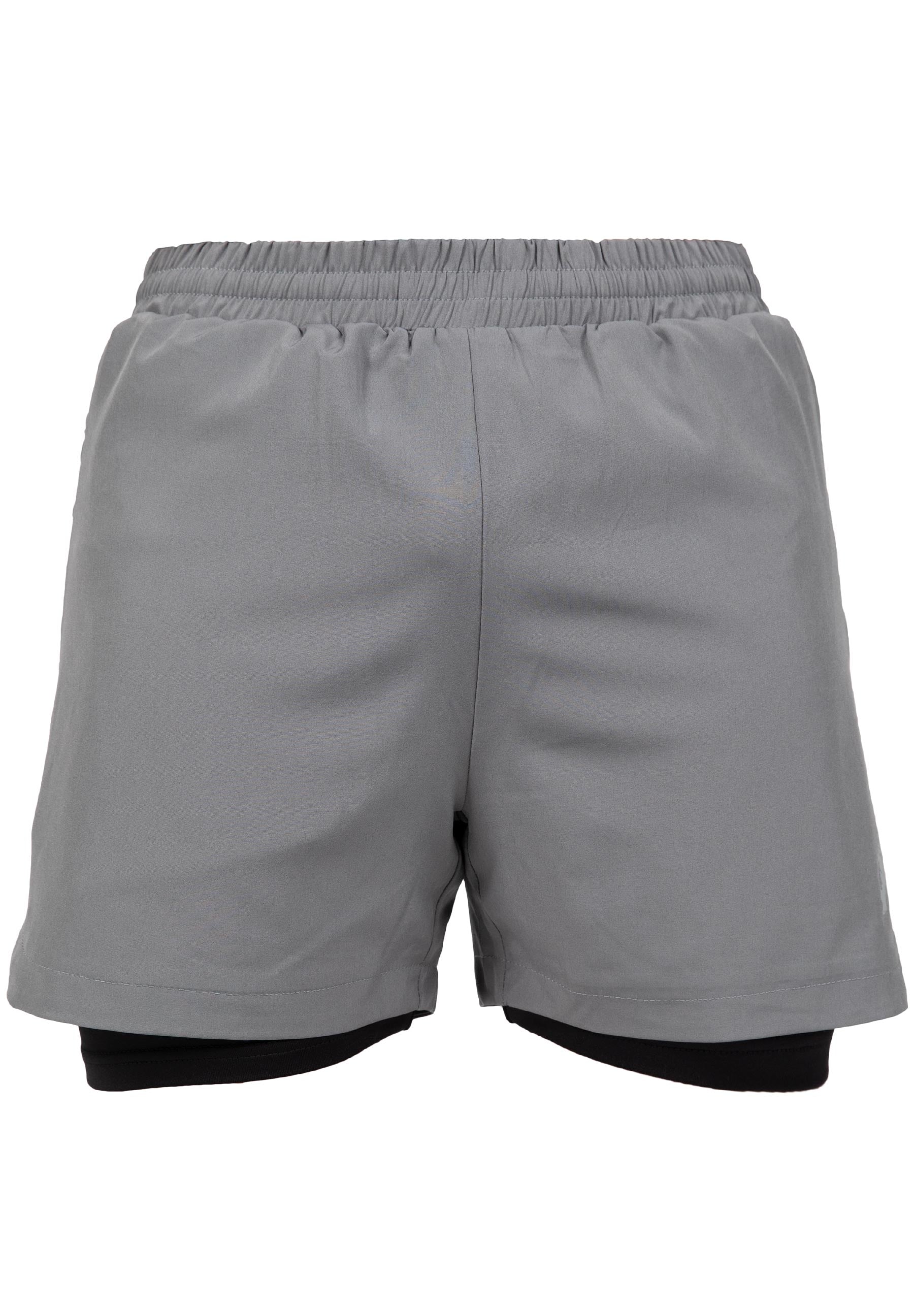 Gorilla Wear Cortez 2-in-1 Shorts - Antraciet