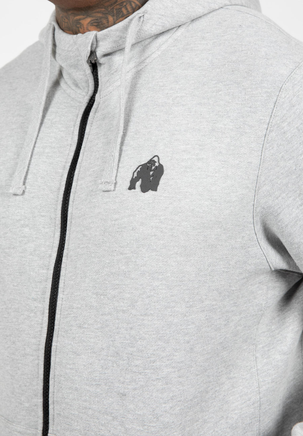 Gorilla Wear Leon Zipped Hoodie - Grijs