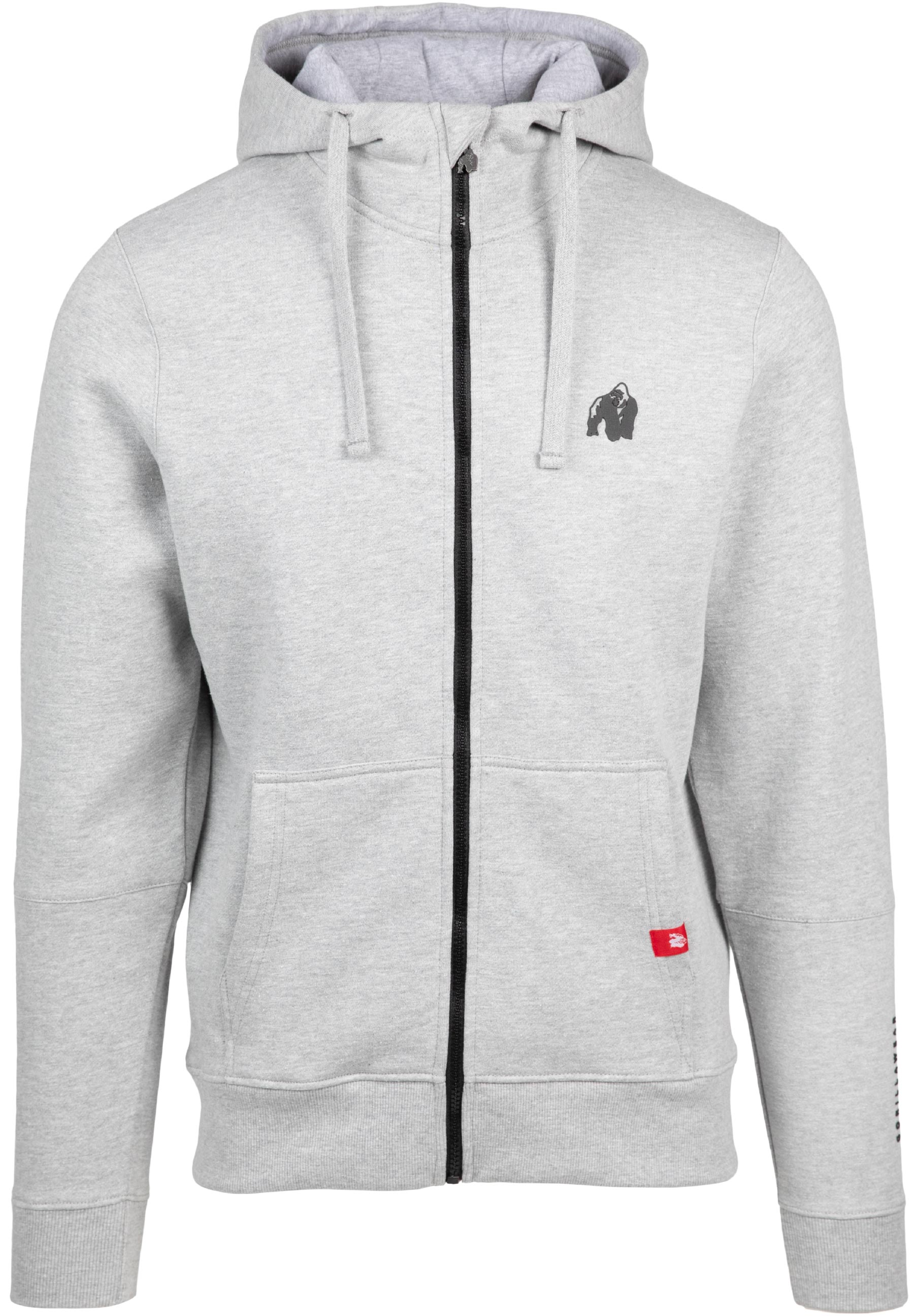 Gorilla Wear Leon Zipped Hoodie - Grijs