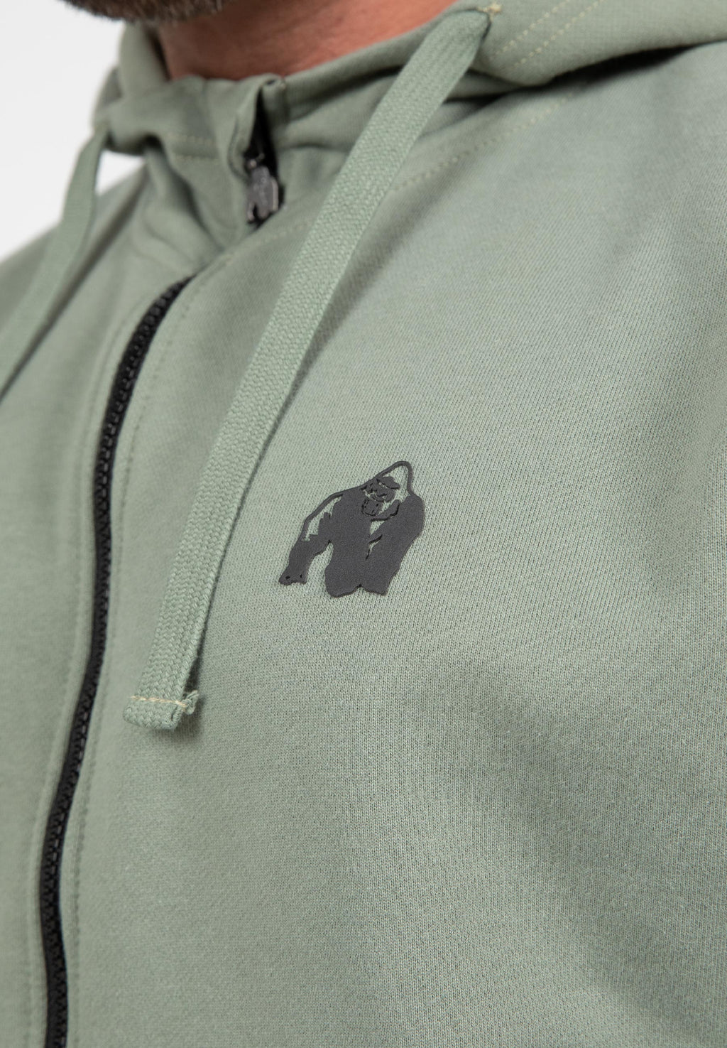 Gorilla Wear Leon Sweat &agrave; capuche zipp&eacute; - Vert
