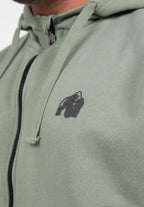 Gorilla Wear Leon Sweat &agrave; capuche zipp&eacute; - Vert