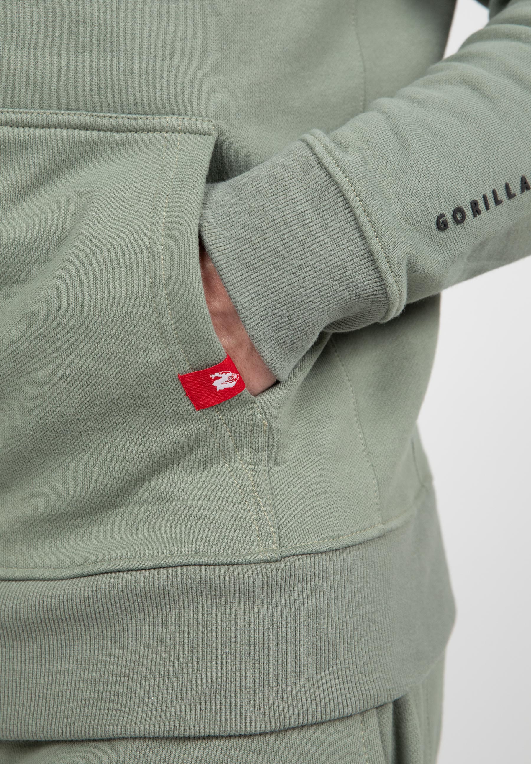Gorilla Wear Leon Sweat &agrave; capuche zipp&eacute; - Vert