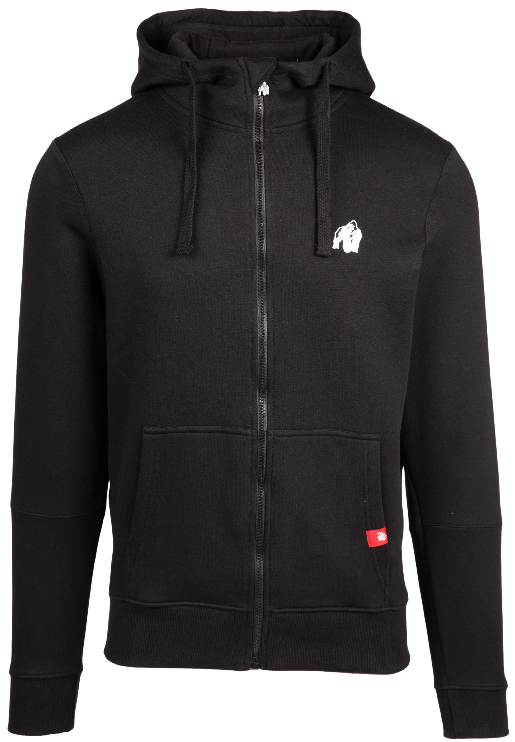 Gorilla Wear Leon Zipped Hoodie - Zwart