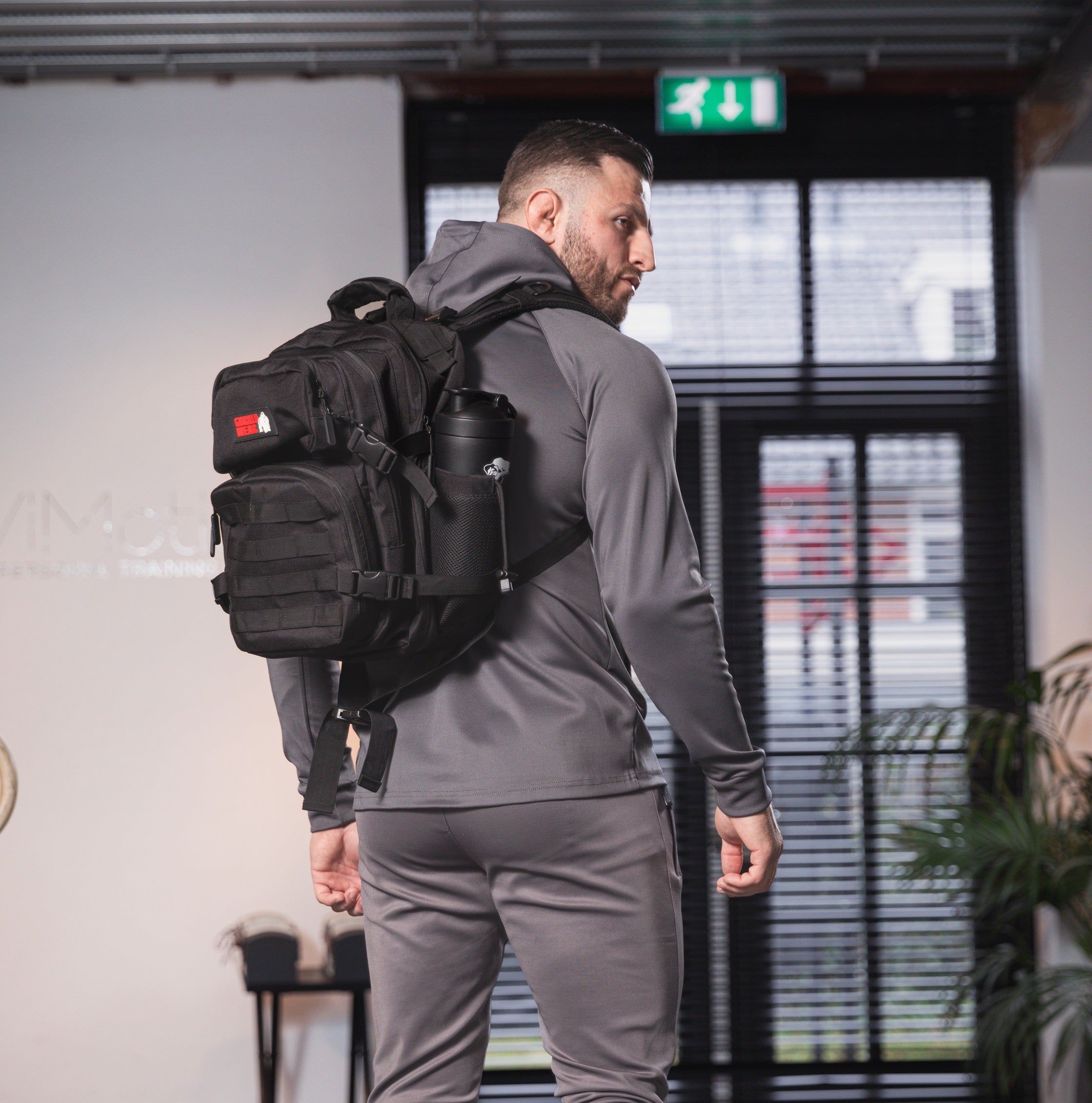 Gorilla Wear Clyde Meal Prep Backpack - Sac de Sport - Noir