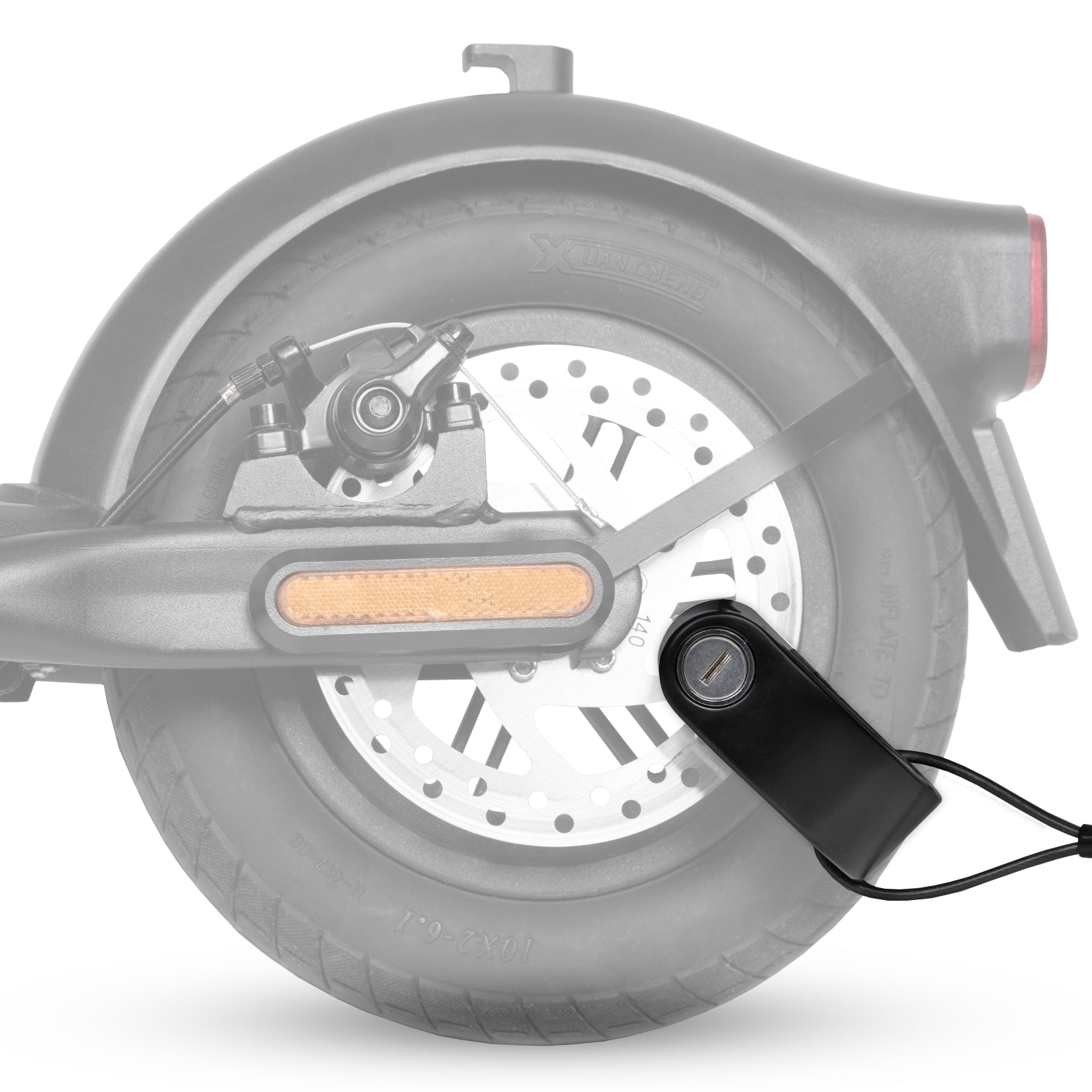VirtuFit Brake Disk Lock - Cadenas pour E-Step - Tweedekans