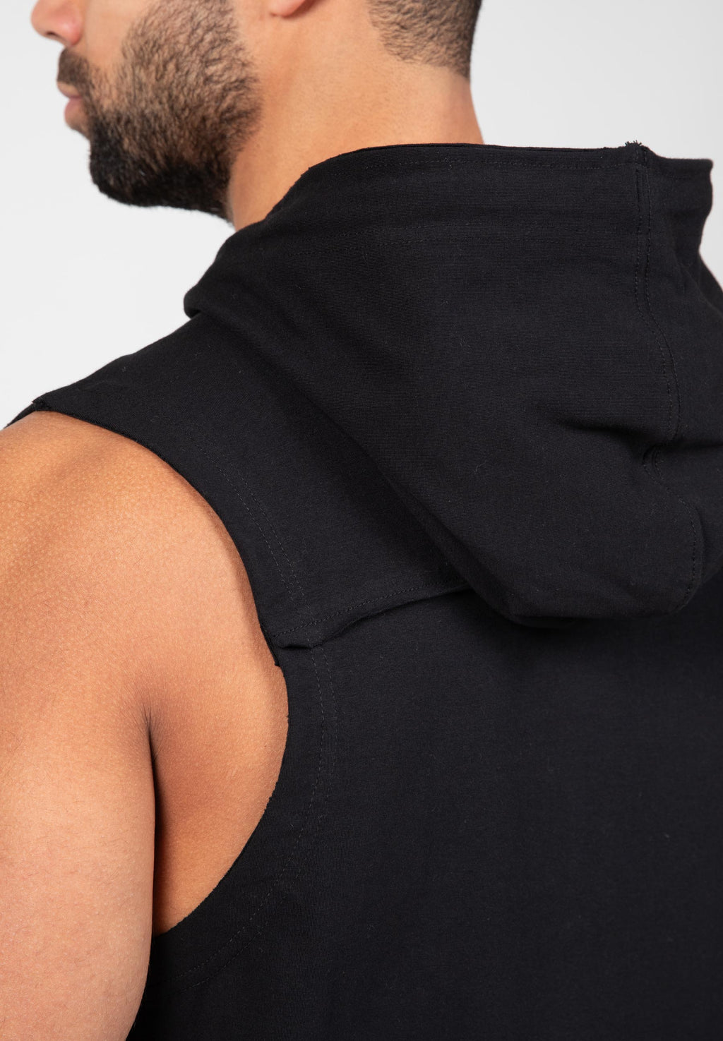 Gorilla Wear Chico T-shirt sans Manches avec Capuche - Noir