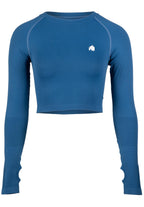 Gorilla Wear Hilton Seamless Cropped Long Sleeve - Blauw