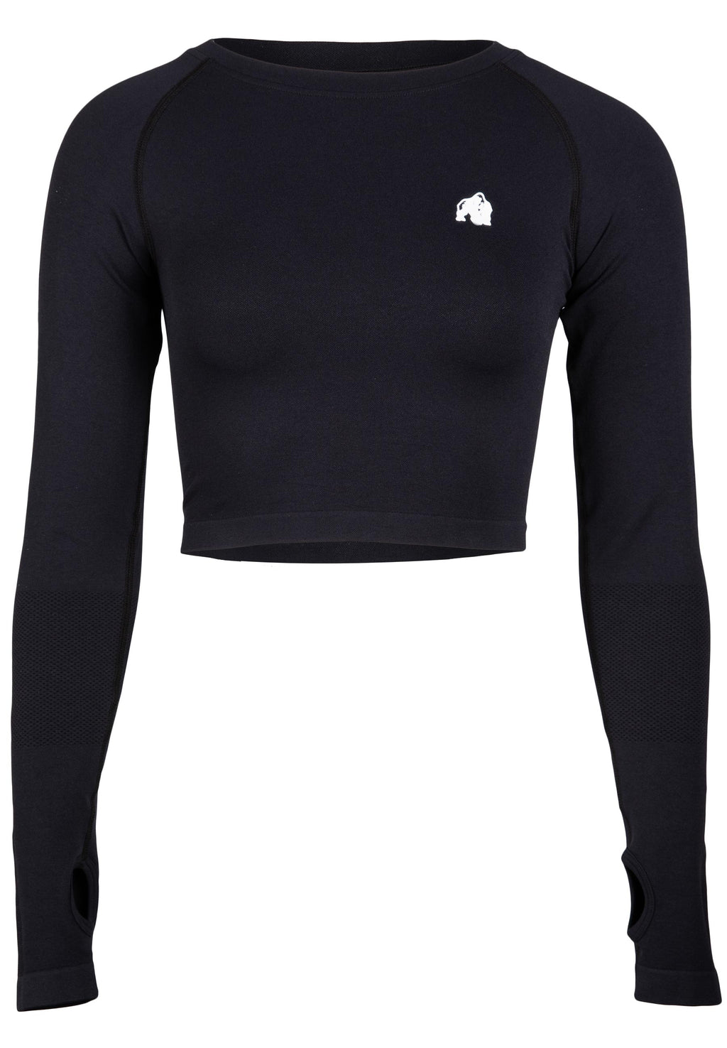 Gorilla Wear Hilton Manches longues sans couture - Noir