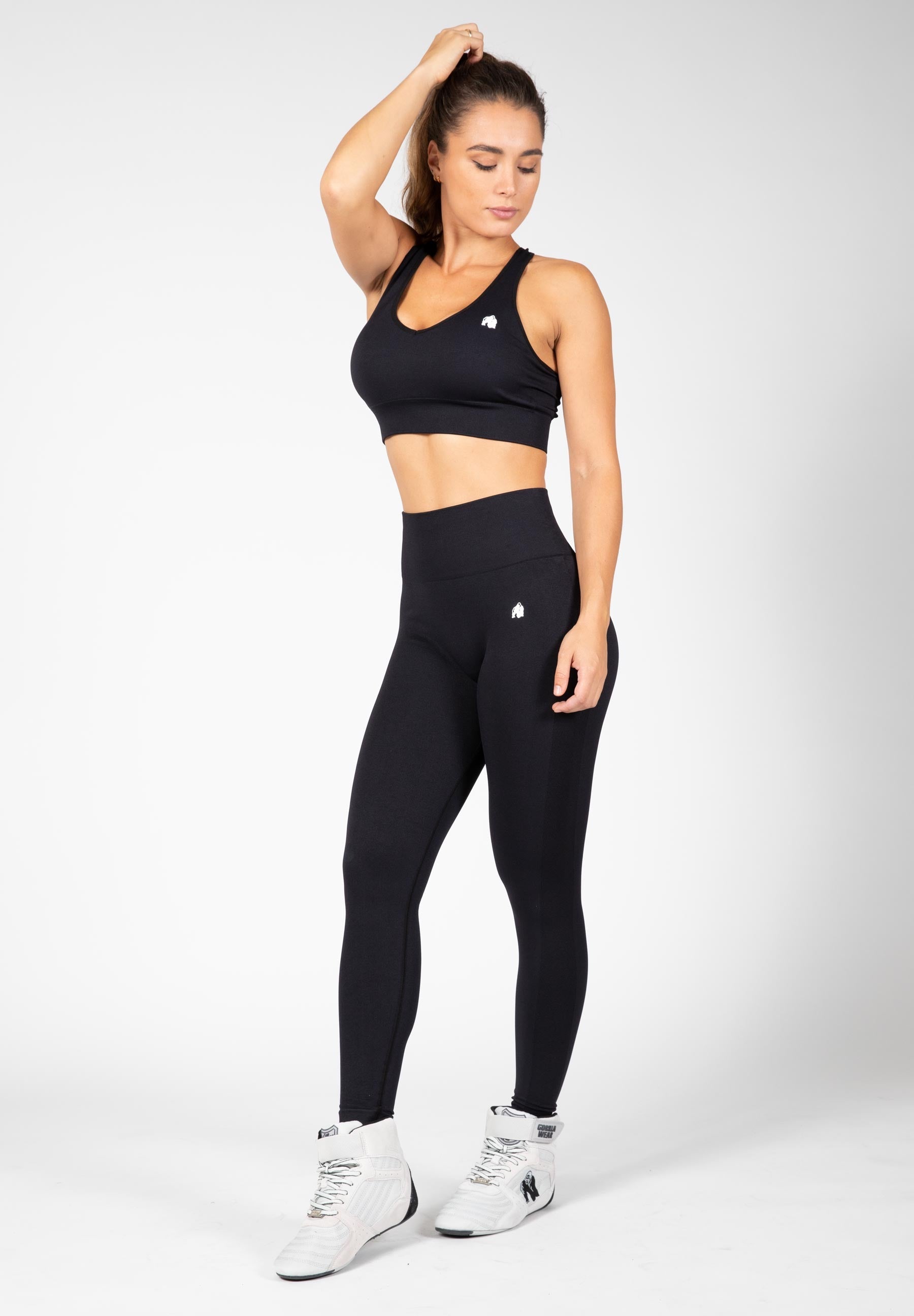 Gorilla Wear Hilton Soutien-gorge de sport sans couture - Noir