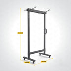 Étagère Flow Fitness pour tapis de fitness - Noir