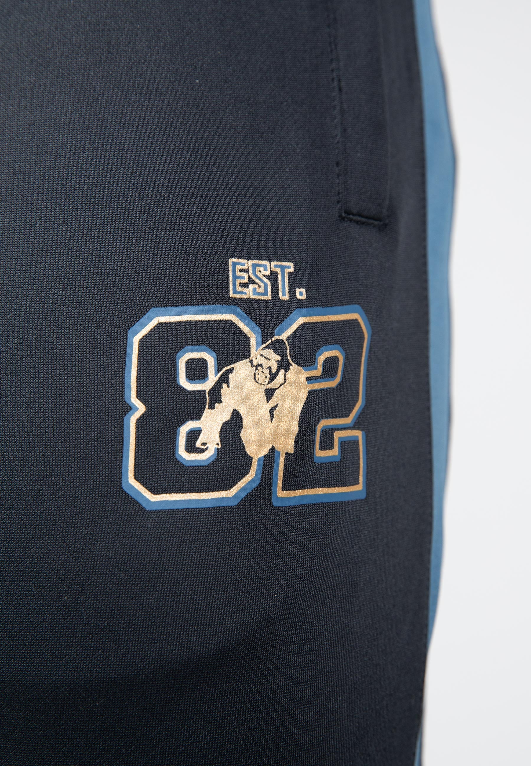Gorilla Wear Pantalon de Training Devon - Gris/Bleu