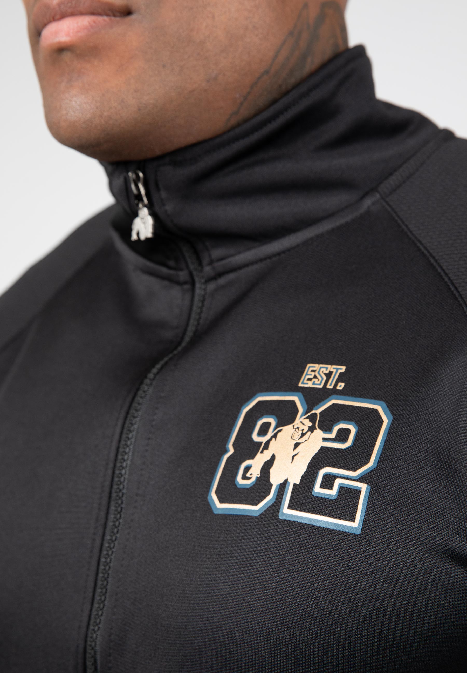 Gorilla Wear Veste de Training Devon - Gris/Bleu