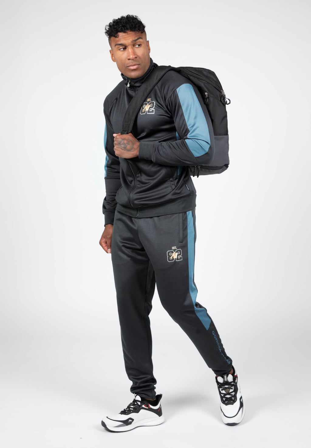 Gorilla Wear Veste de Training Devon - Gris/Bleu