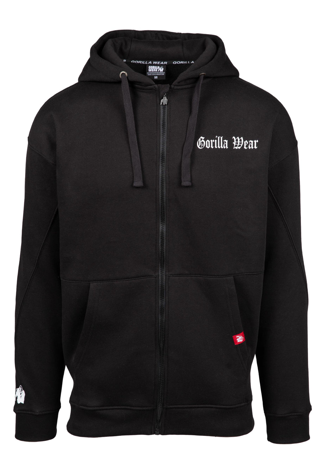 Gorilla Wear Sweat à Capuche Zippé Utah - Noir