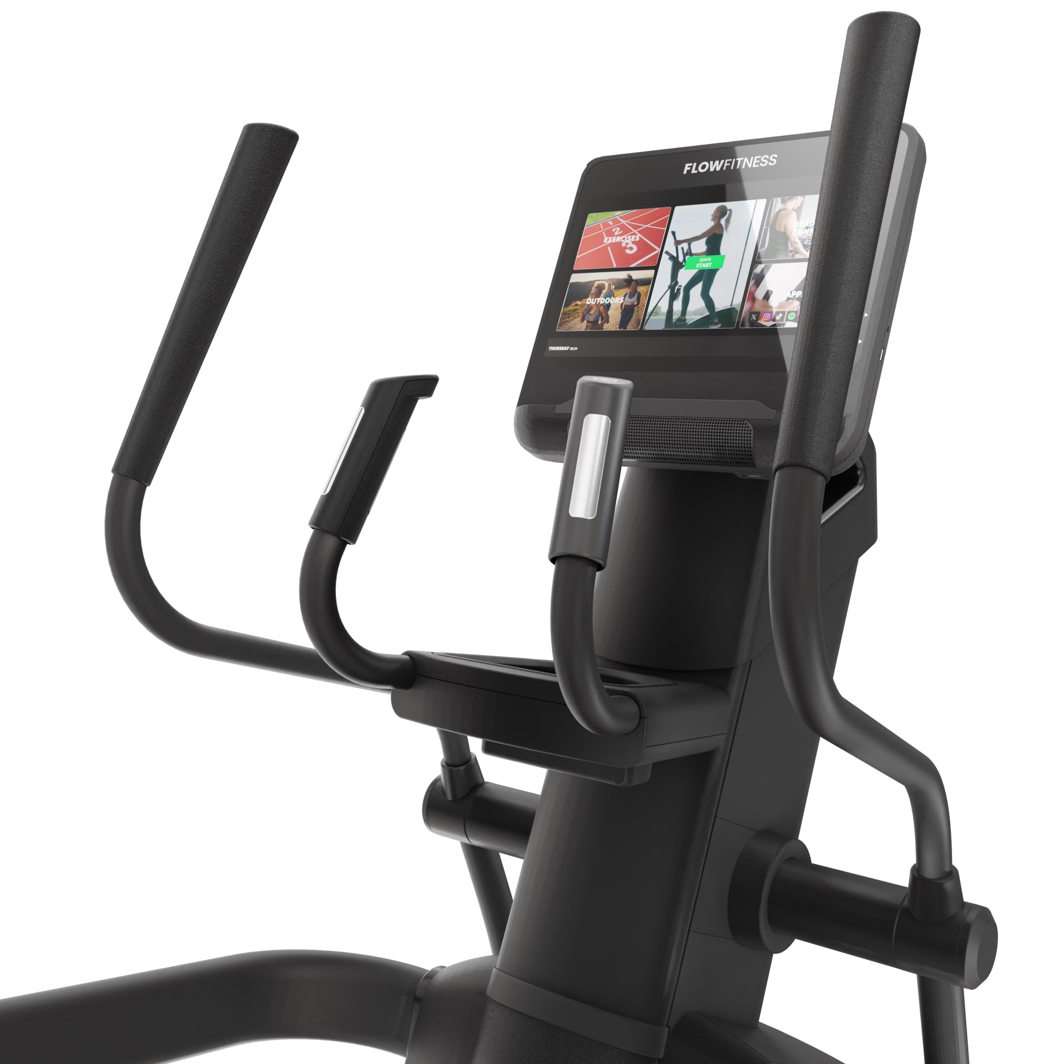 Flow Fitness Perform Pro X6i Vélo Elliptique - TFT Console - Convient à un usage professionnel - Tweedekans